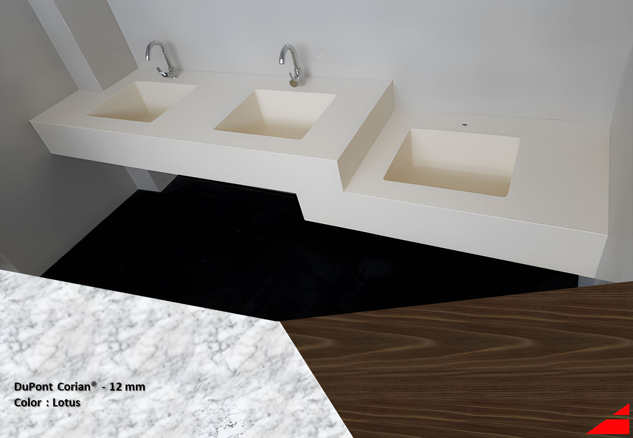 TODDLER SINK IN CORIAN®
