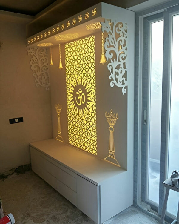 HOME TEMPLE WITH SIDE JALI